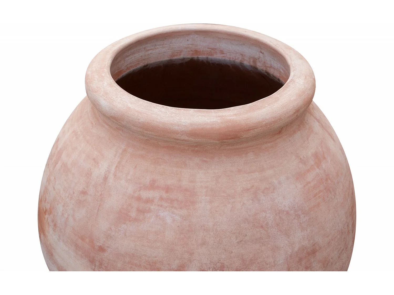Vase Toscan 84cm - Pot lisse en terre cuite toscane