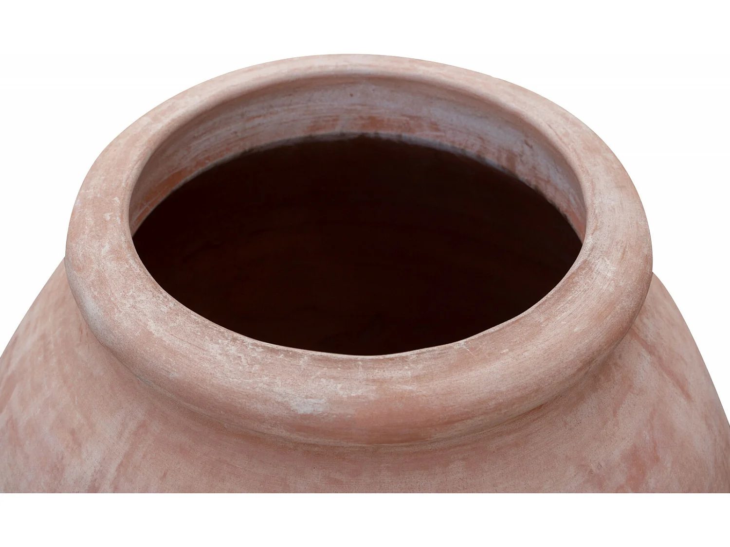 Vase Toscan 84cm - Pot lisse en terre cuite toscane