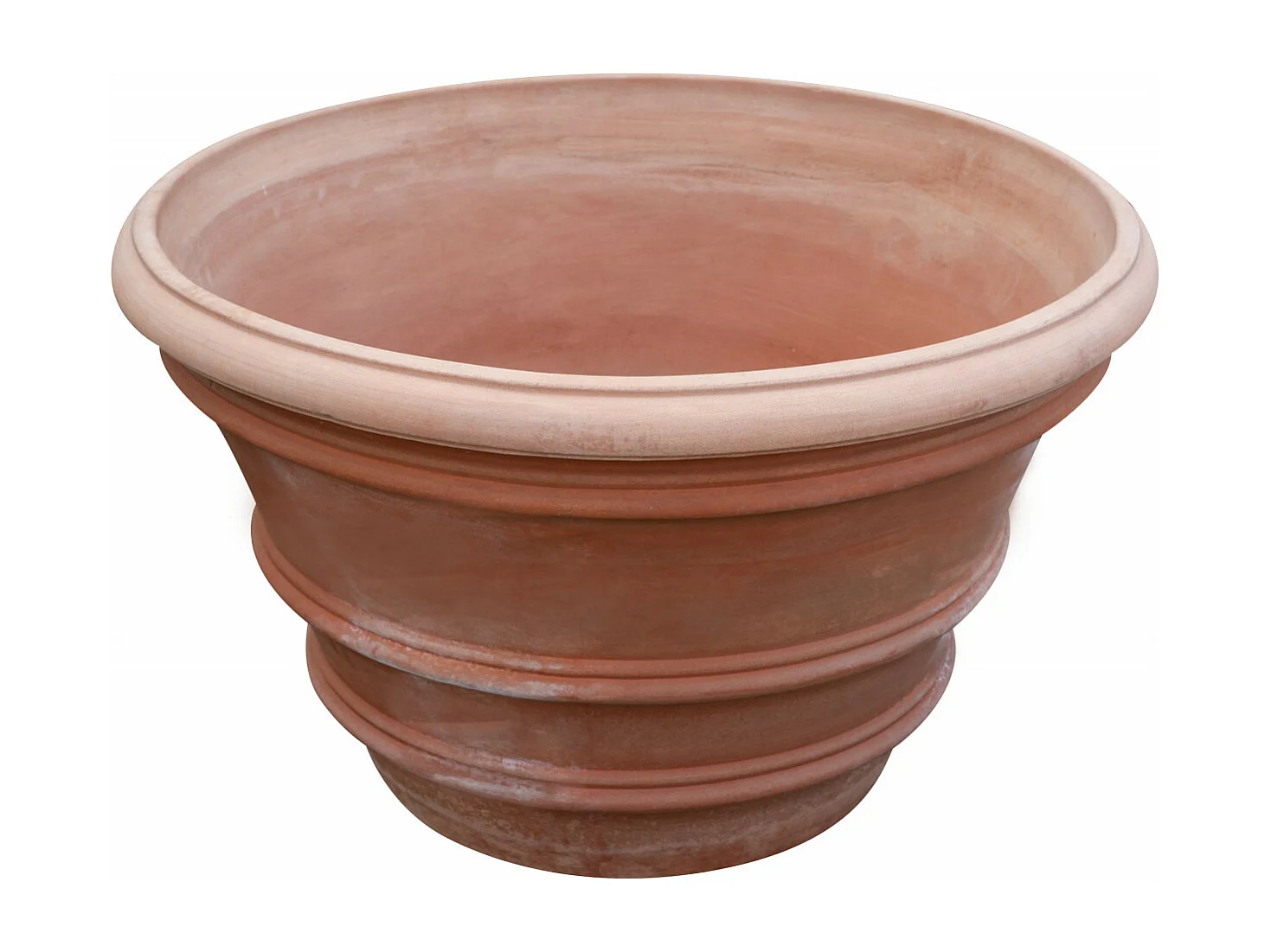 BISCOTTINI Vase -  Terre Cuite Antique - Pot de fleurs - Pot de plante - Jardin - Meuble - Présentoir - Décoration - Porte-fleurs 115x115x69cm