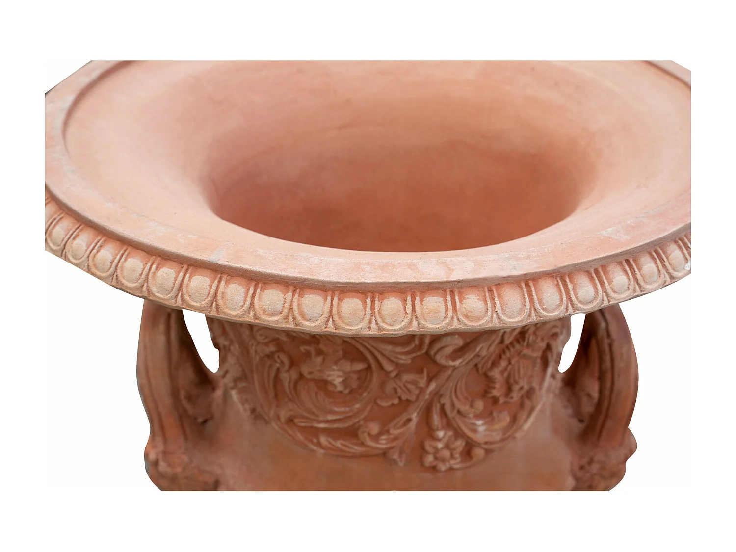 BISCOTTINI Vase - En Terre Cuite Antique - Pot de Fleurs - Jardinière - Jardin - Mobilier - Décoration - 60x60x72 cm