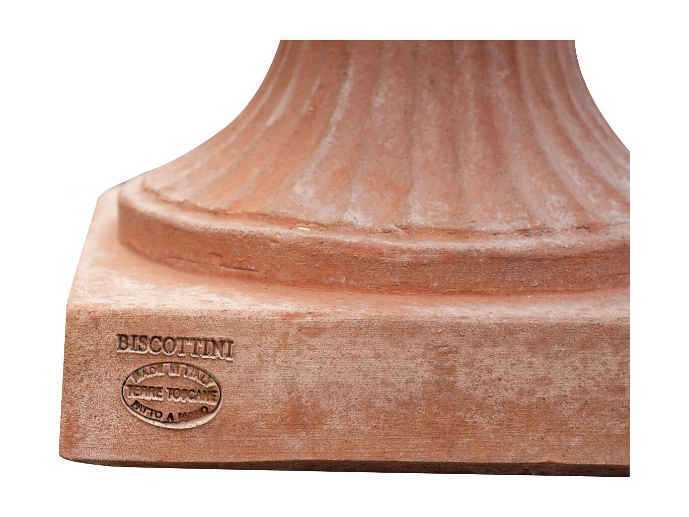 BISCOTTINI Vase - En Terre Cuite Antique - Pot de Fleurs - Jardinière - Jardin - Mobilier - Décoration - 60x60x72 cm