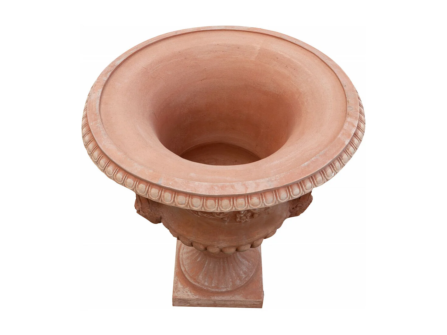BISCOTTINI Vase - En Terre Cuite Antique - Pot de Fleurs - Jardinière - Jardin - Mobilier - Décoration - 60x60x72 cm