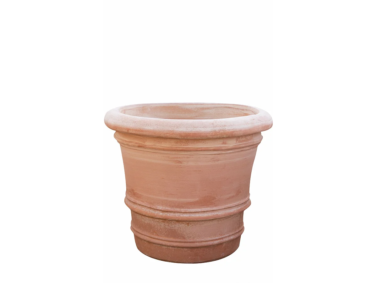 Vase Terre Cuite Toscane 60cm - Pot de plante et de fleur lisse