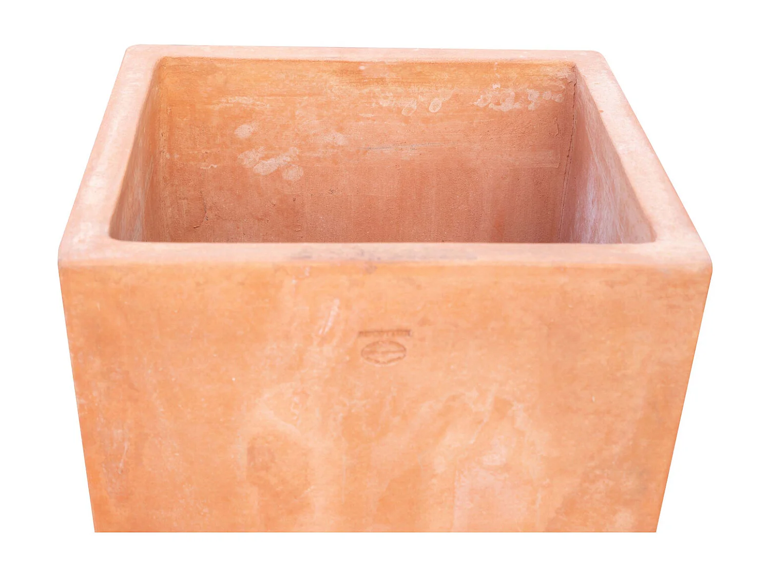 BISCOTTINI Vase - En Terre Cuite Antique - Pot de Fleurs - Jardinière - Jardin - Mobilier - Décoration - 47x47x125 cm