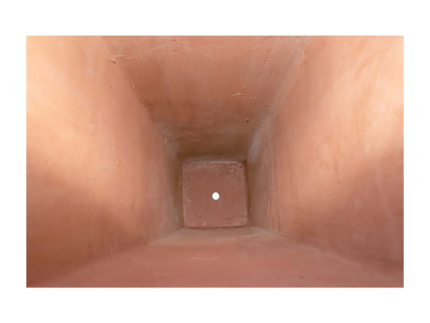 BISCOTTINI Vase - En Terre Cuite Antique - Pot de Fleurs - Jardinière - Jardin - Mobilier - Décoration - 47x47x125 cm