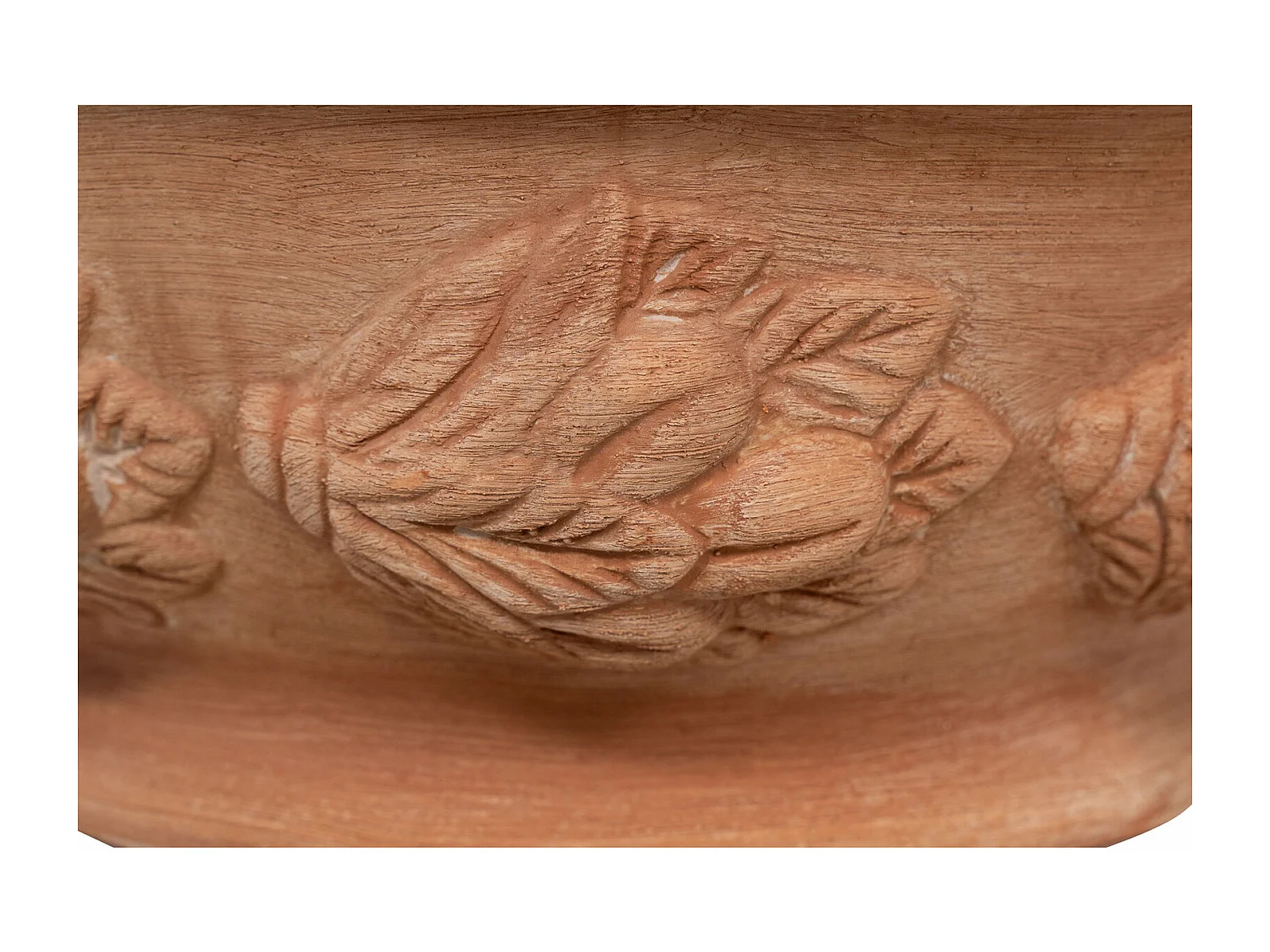 BISCOTTINI Vase - En Terre Cuite Antique - Coupe - Pot de Fleurs - Jardinière - Jardin - Mobilier - Décoration - 50x50x23 cm