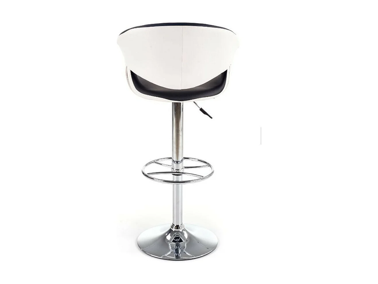 Tabouret de bar design noir et blanc Doug