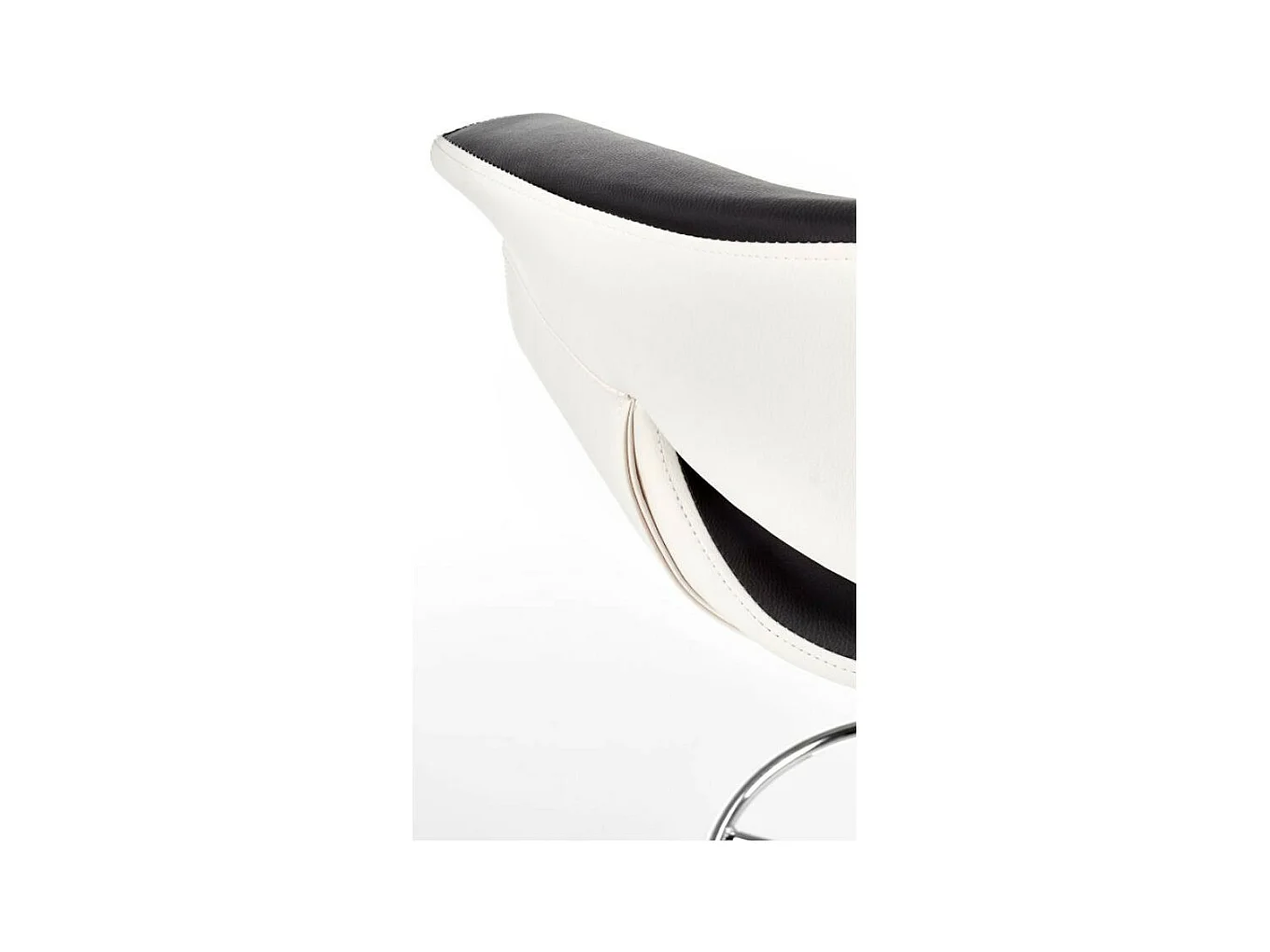 Tabouret de bar design noir et blanc Doug