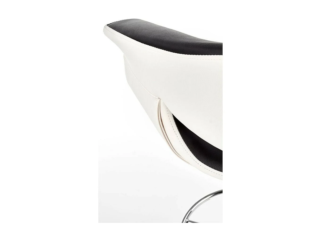 Tabouret de bar design noir et blanc Doug