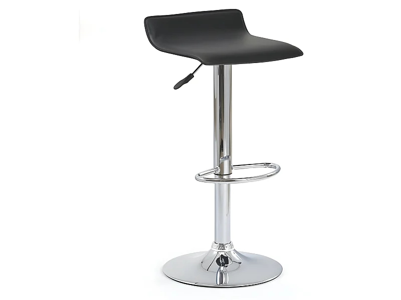 Taburete de bar Slide negro o crema - Negro