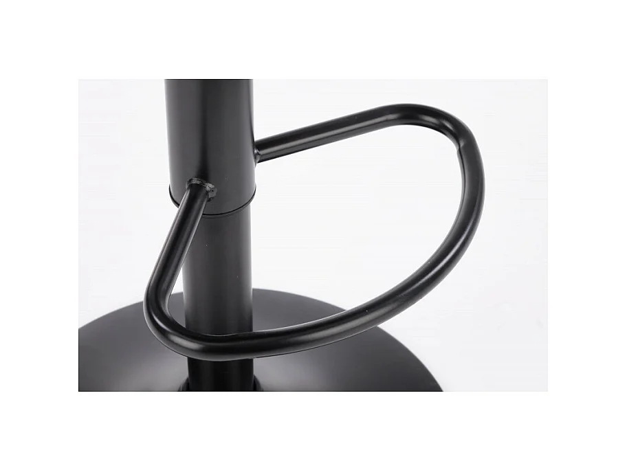 Taburete de bar contemporáneo de terciopelo verde con estructura de metal negro BEDIVERE