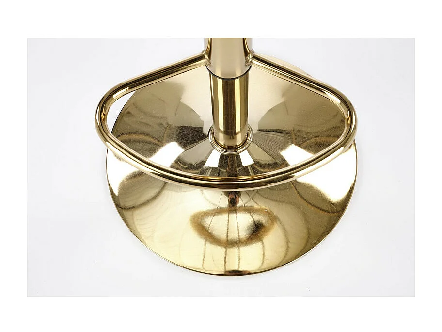 Sedia da bar in velluto nero con base in metallo dorato Spiega