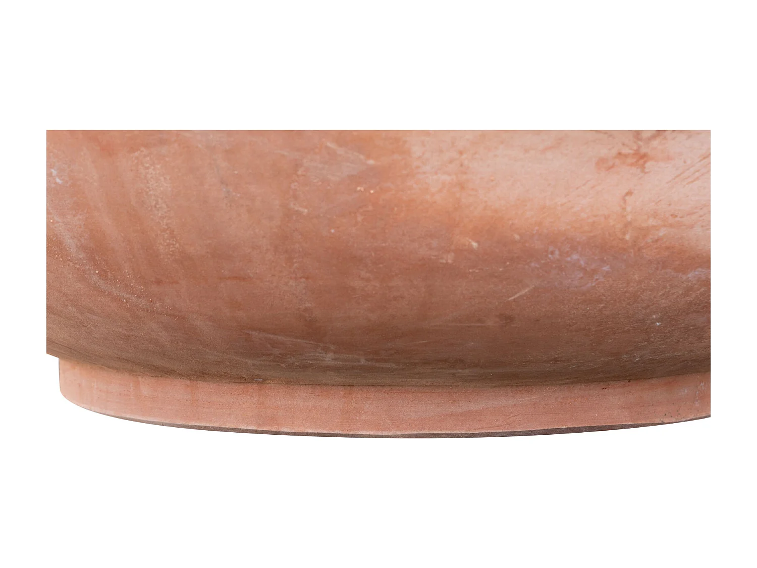 BISCOTTINI Vase - En Terre Cuite Antique - Coupe - Pot de Fleurs - Jardinière - Jardin - Mobilier - 127x127x40 cm