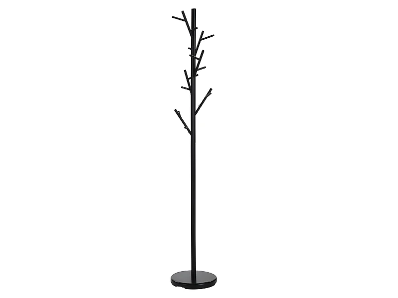 Raften perchero de árbol de metal negro