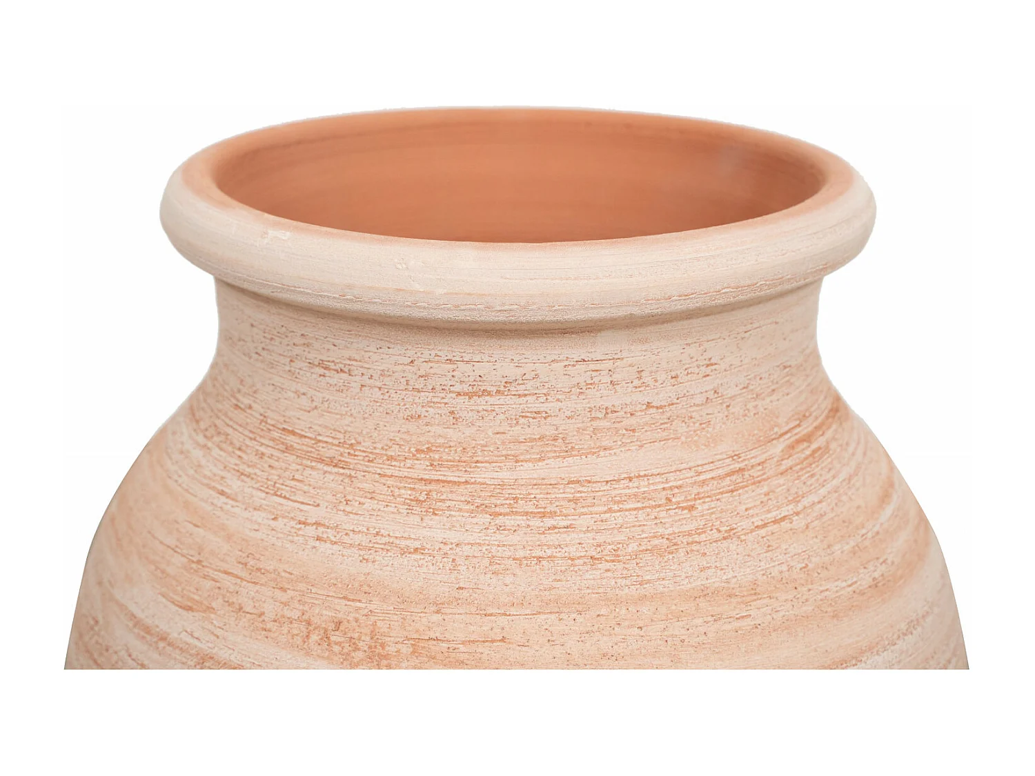 BISCOTTINI Vase - En Terre Cuite Antique - Pot de Fleurs - Jardinière - Jardin - Mobilier - Décoration - 31x31x29 cm