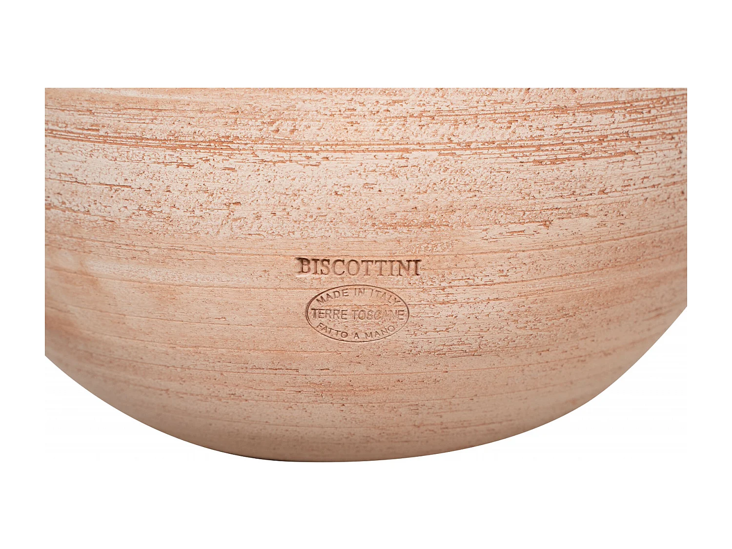 BISCOTTINI Vase - En Terre Cuite Antique - Pot de Fleurs - Jardinière - Jardin - Mobilier - Décoration - 31x31x29 cm