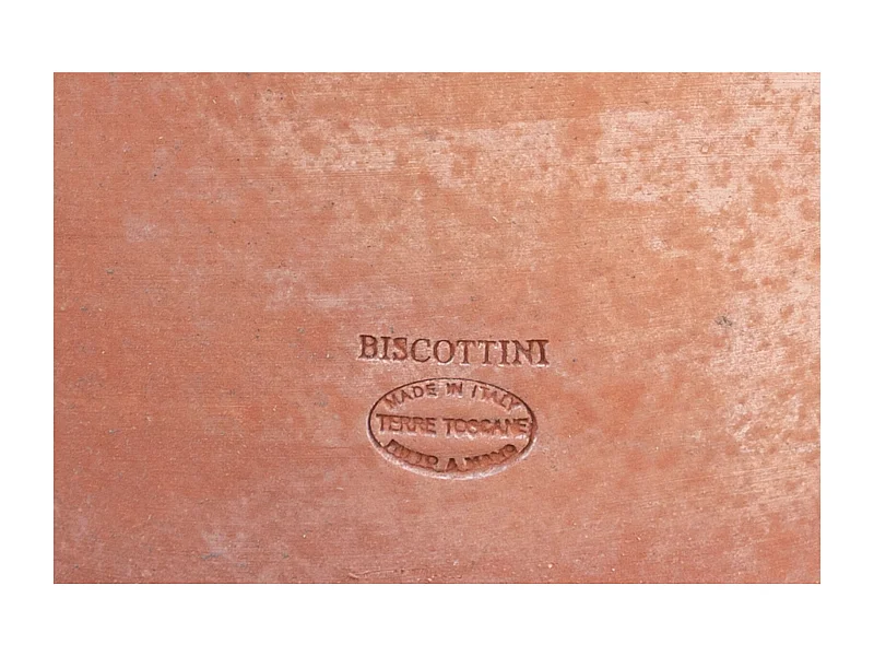 Lampe d'extérieur en terre cuite, style rustique, 100% Made in Italy, 93x43x43 cm