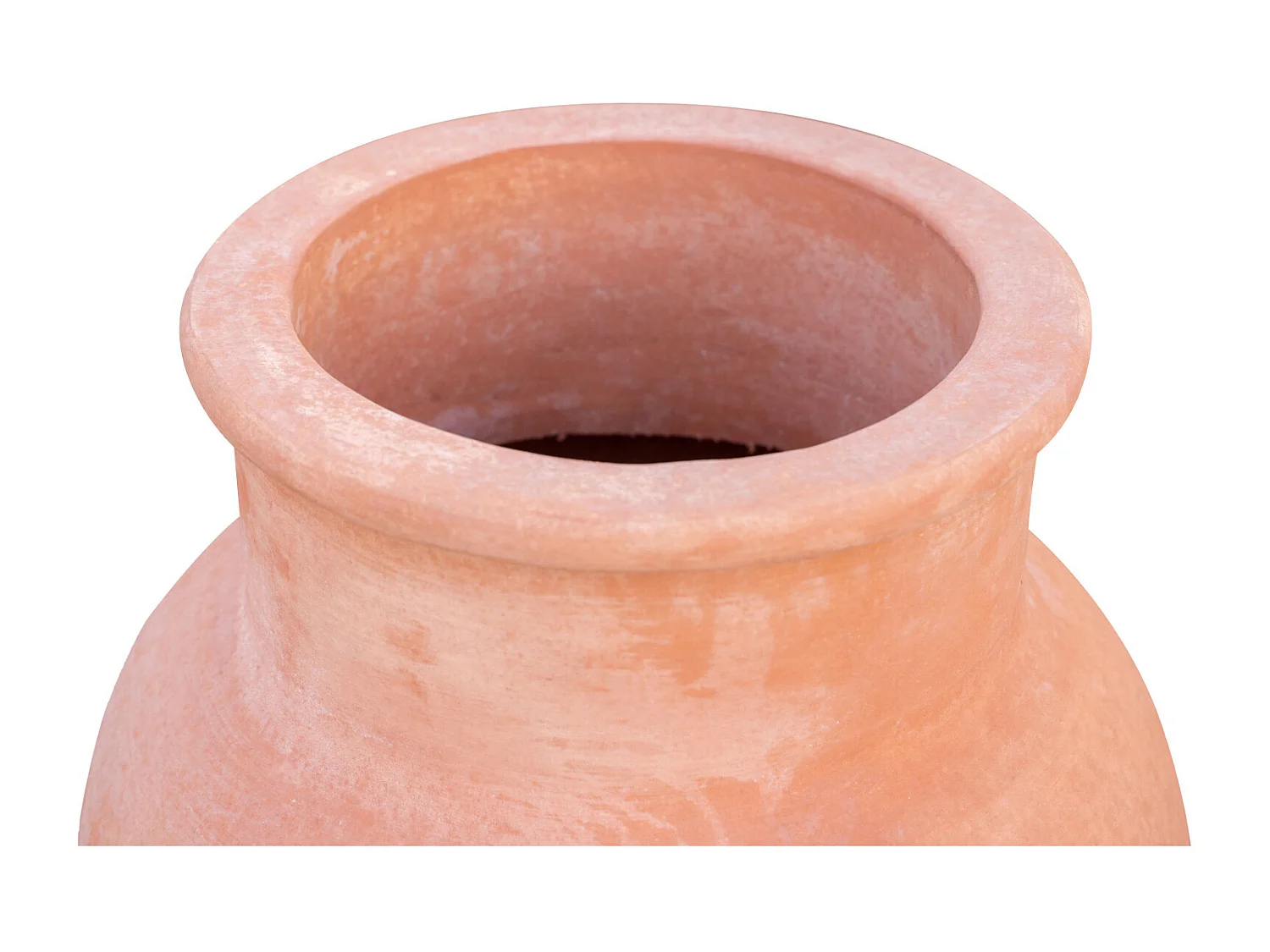 Lampe d'extérieur en terre cuite, style rustique, 100% Made in Italy, 93x43x43 cm