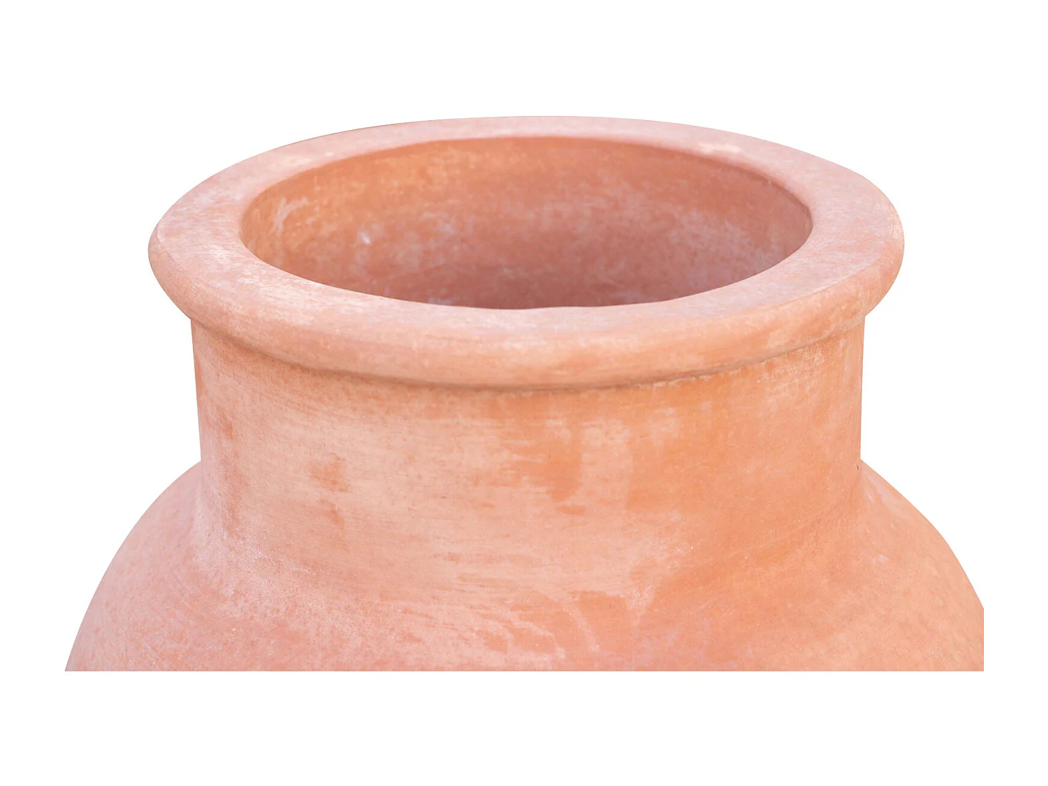 Lampe d'extérieur en terre cuite, style rustique, 100% Made in Italy, 93x43x43 cm