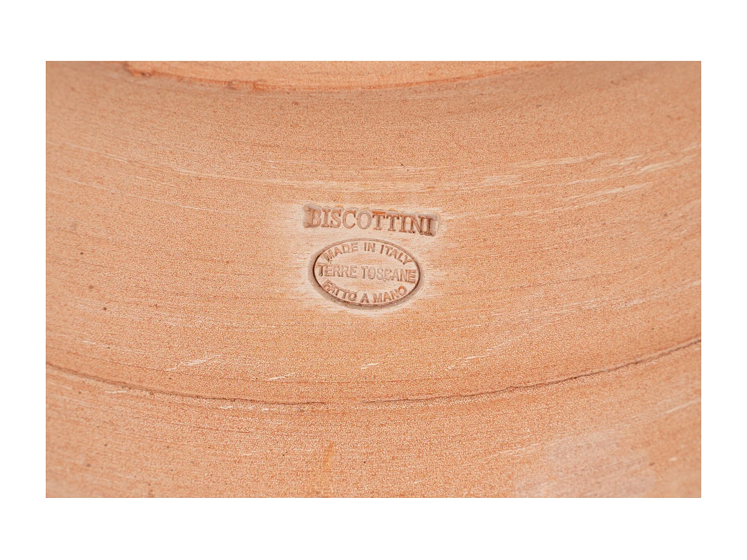 BISCOTTINI Vase Jarre - En Terre Cuite Antique - Pot de Fleurs - Jardinière - Jardin - Mobilier - Décoratif - 28x25x30 cm