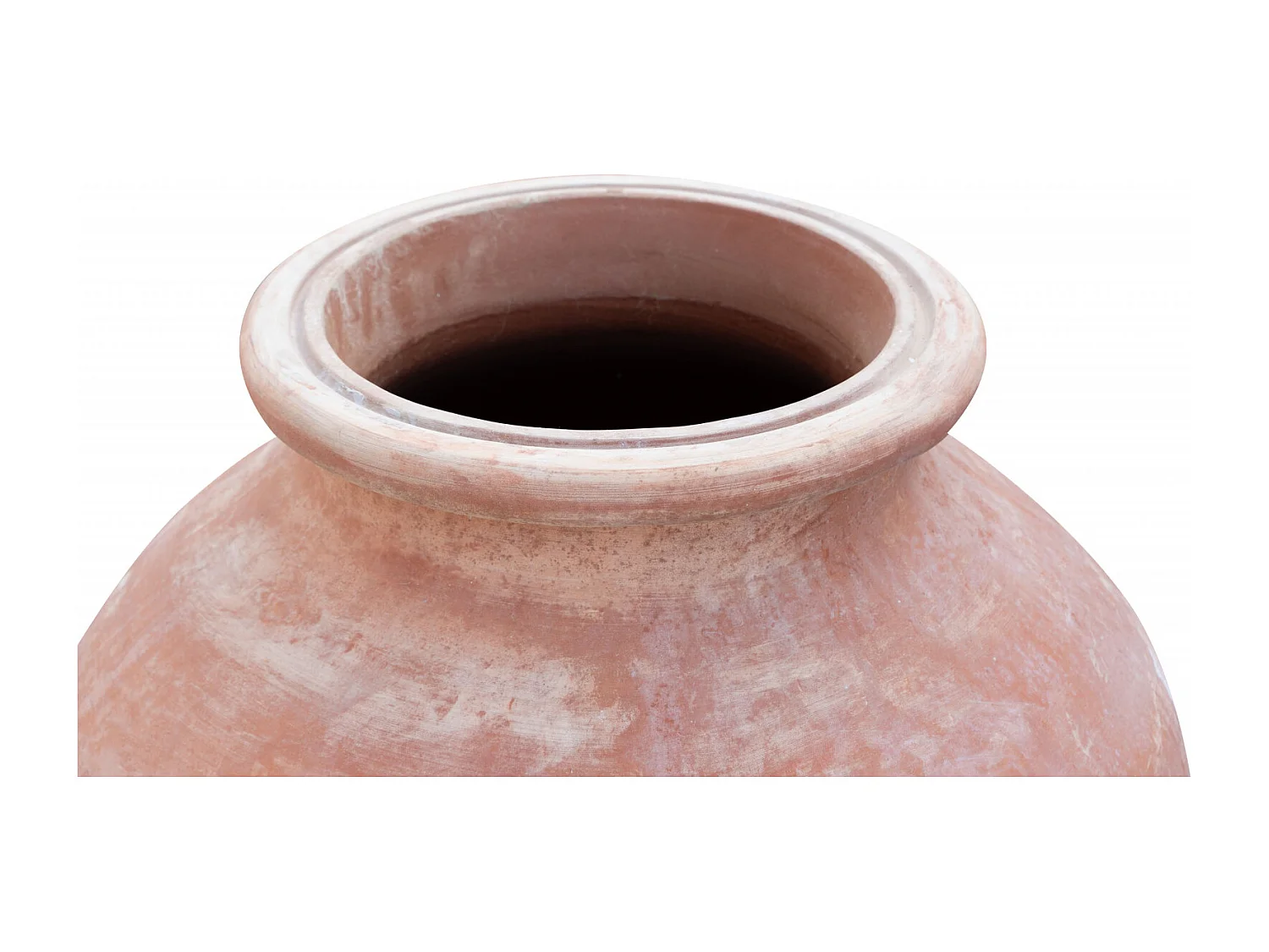 BISCOTTINI Vase Jarre - En Terre Cuite Antique - Pot de Fleurs - Jardinière - Jardin - Mobilier - Décoration - 95x100 cm