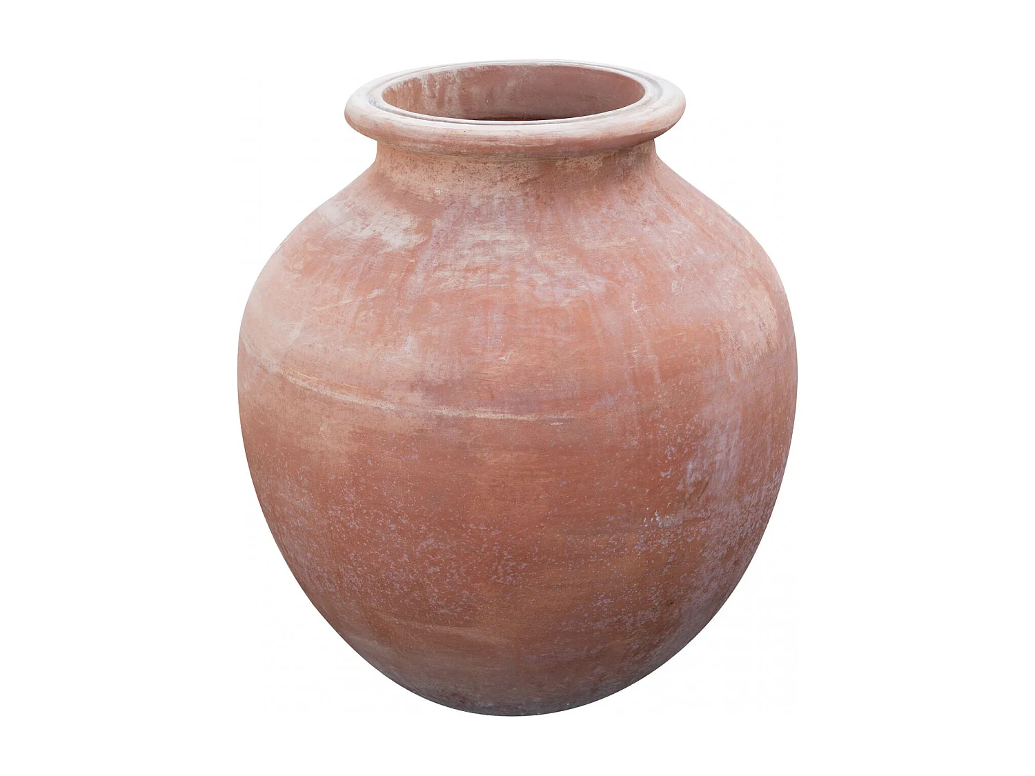 BISCOTTINI Vase Jarre - En Terre Cuite Antique - Pot de Fleurs - Jardinière - Jardin - Mobilier - Décoration - 95x100 cm