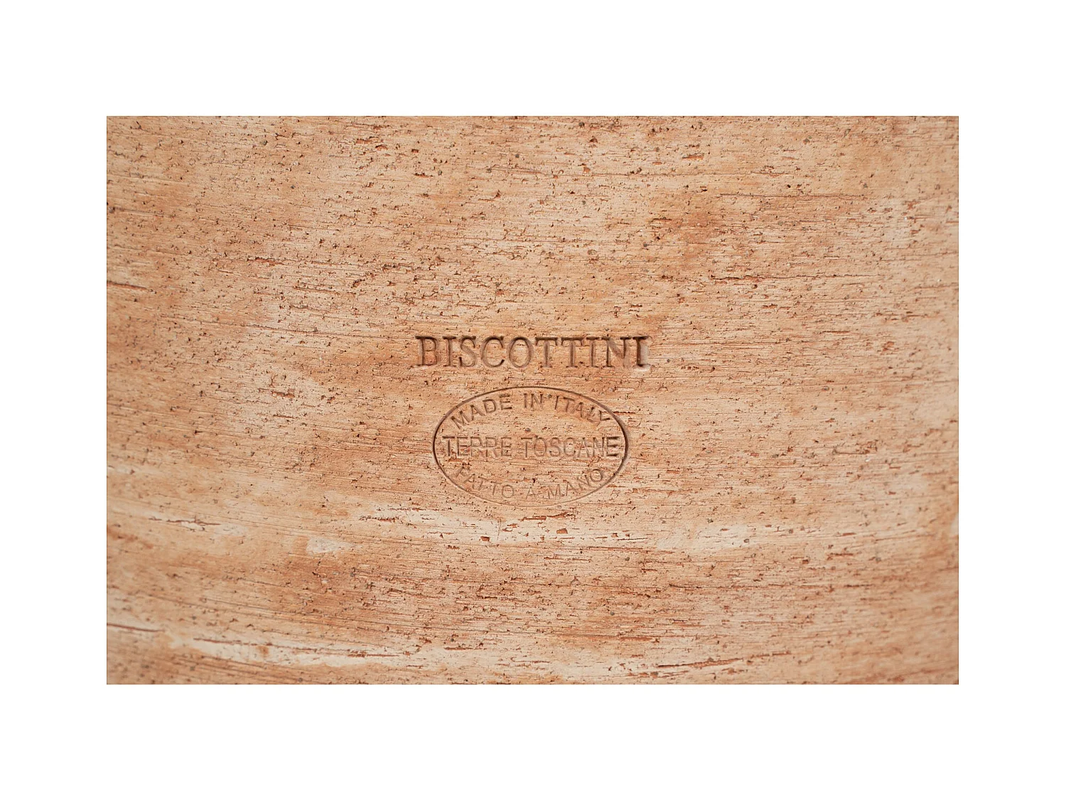 BISCOTTINI Vase Jarre - En Terre Cuite Antique - Pot de Fleurs - Jardinière - Jardin - Mobilier - Décoration - 16x16x20 cm