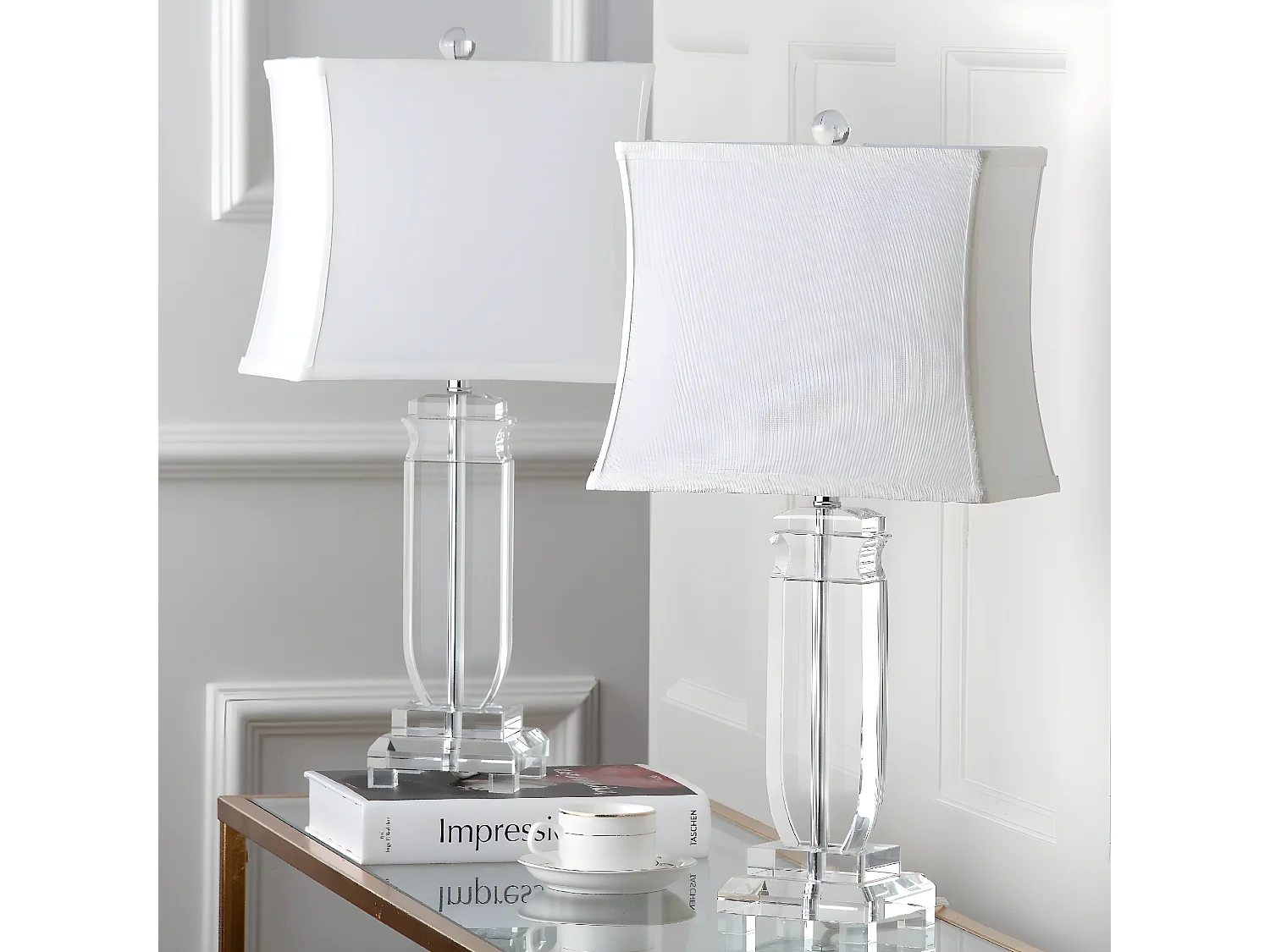 Lot de 2 Lampe de table Clair 20 X 30 X 63.5 cm - Loree