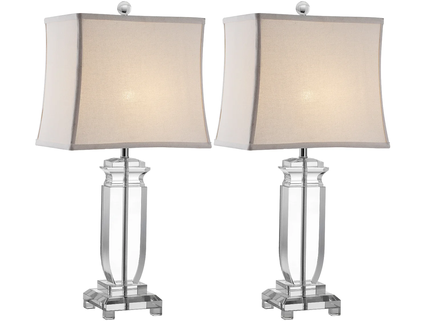 Lot de 2 Lampe de table Clair 20 X 30 X 63.5 cm - Loree