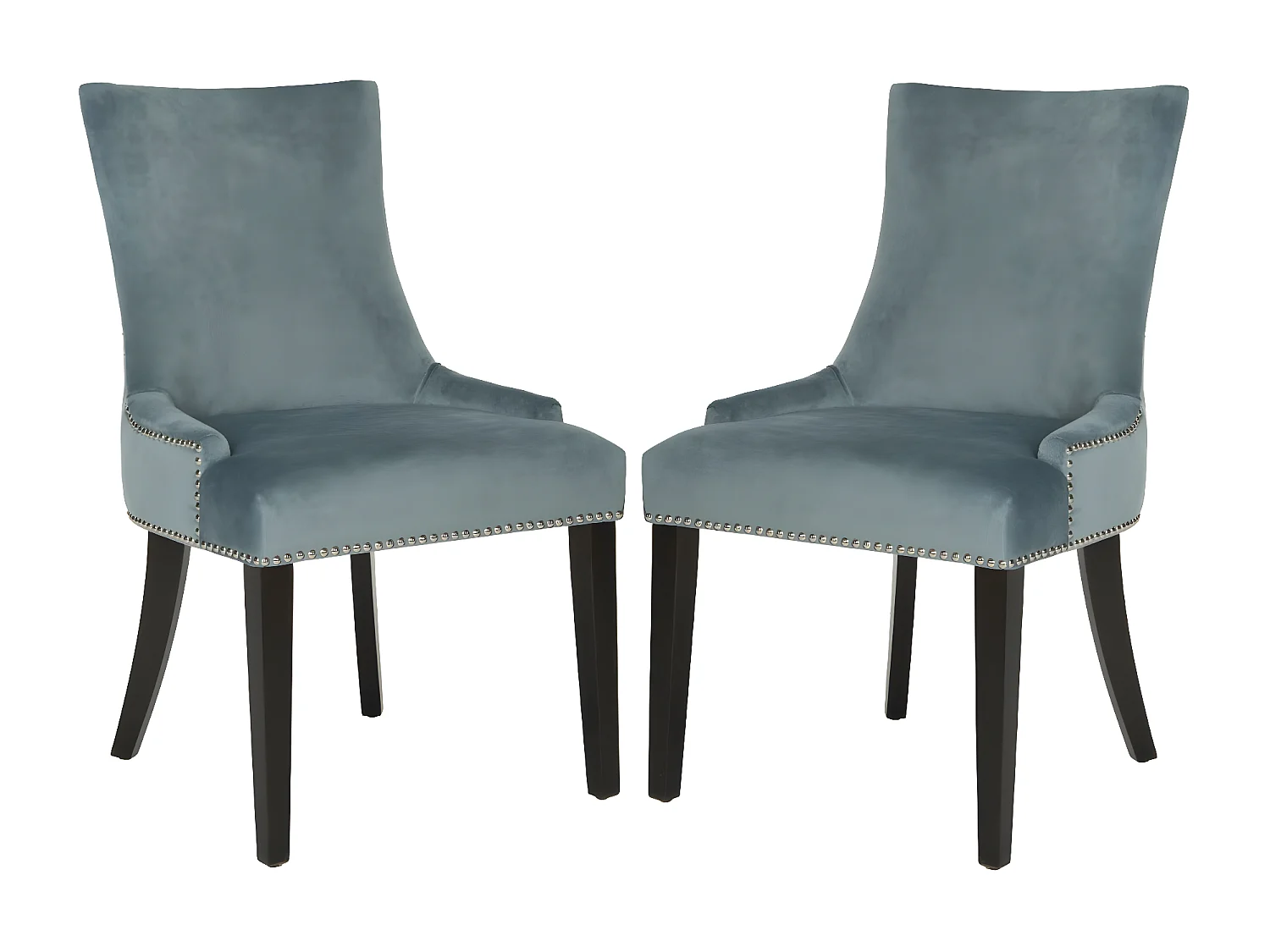 Lot de 2 chaise Bleu marine 63 X 56 X 92.45 cm - Marcelina