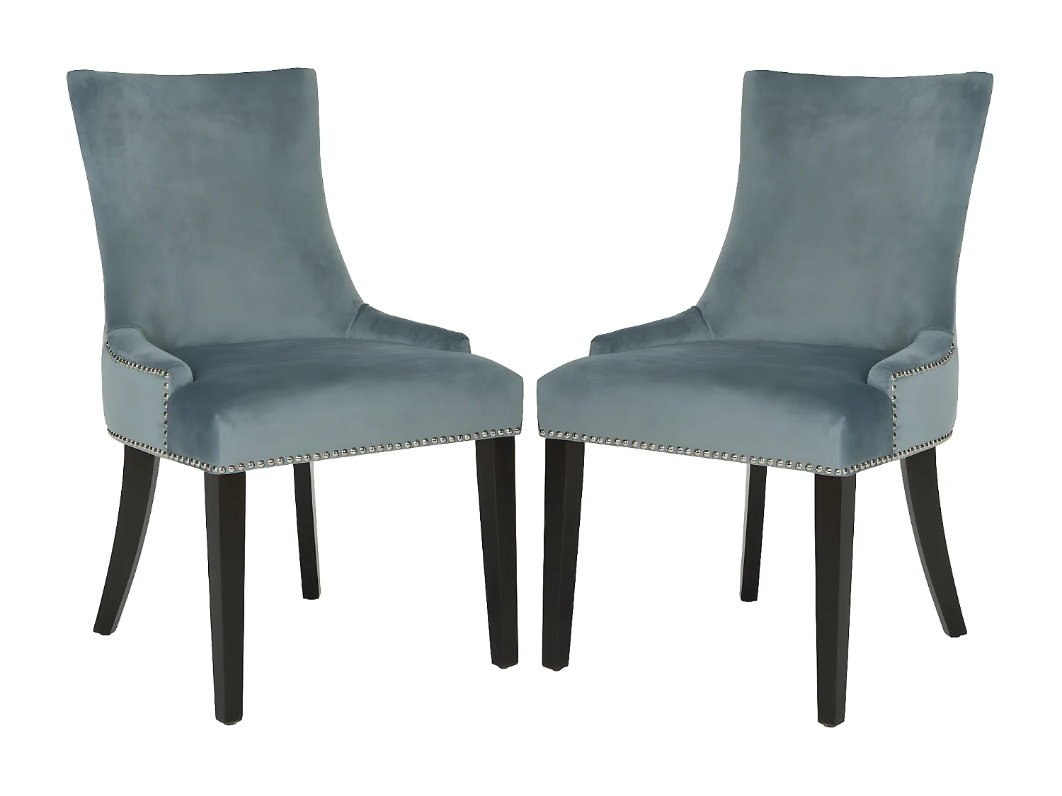 Lot de 2 chaise Bleu marine 63 X 56 X 92.45 cm - Marcelina