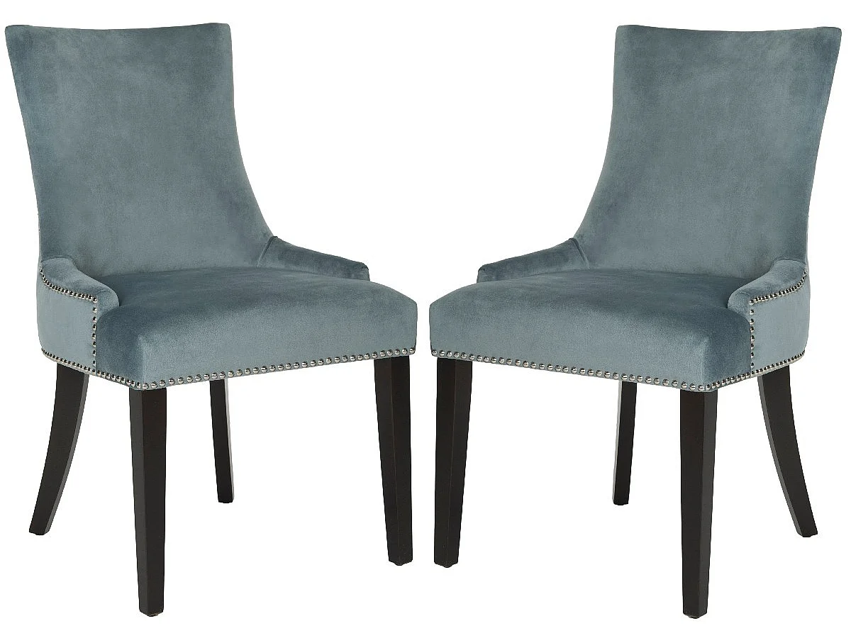 Lot de 2 chaise Bleu marine 63 X 56 X 92.45 cm - Marcelina