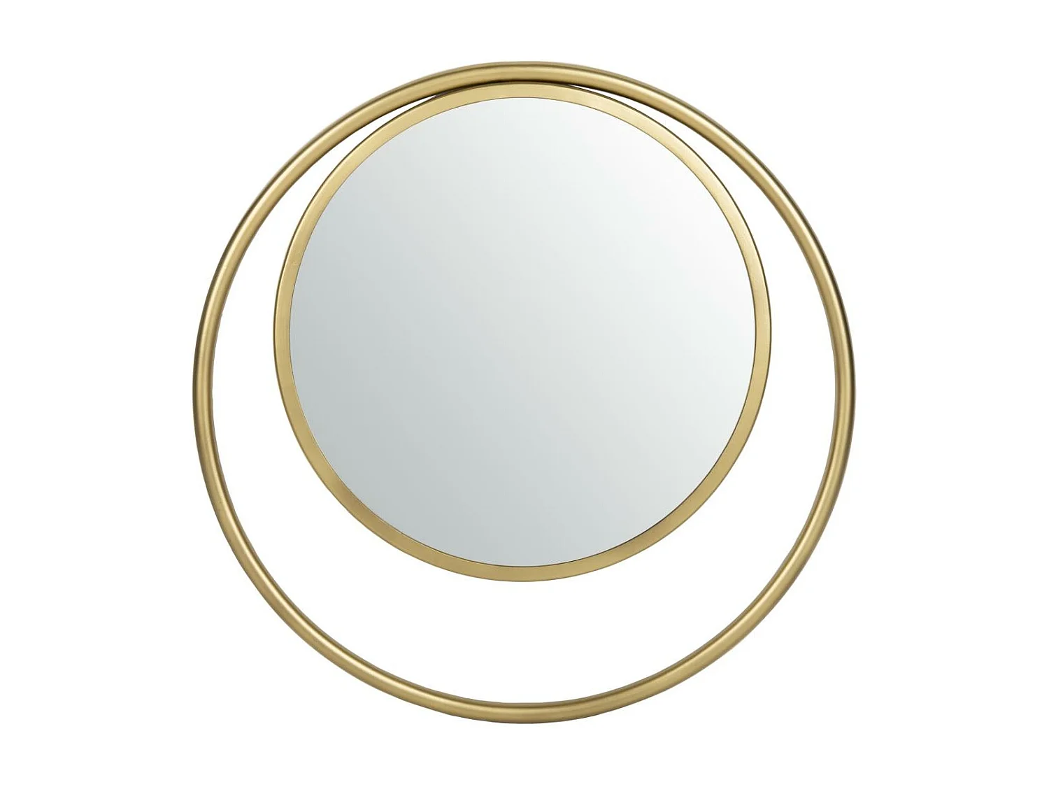 Miroir Laiton brossé 68.58 X 68.58 X 7.62 cm - Versie