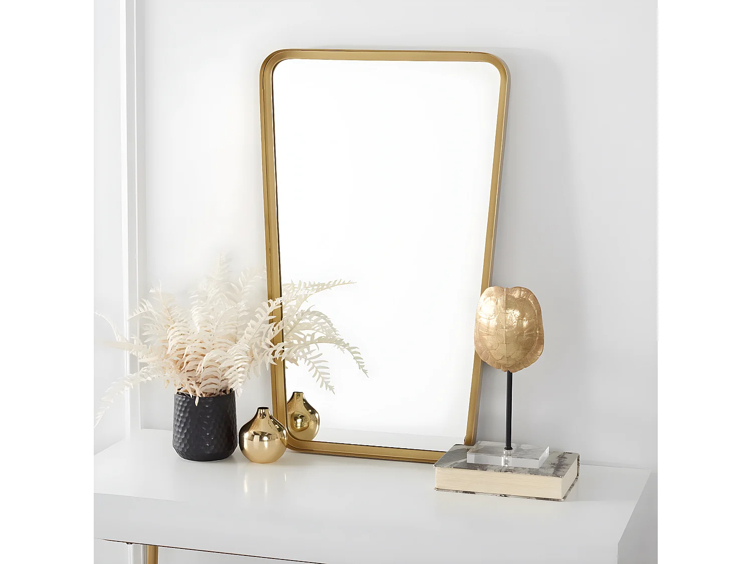 Miroir Laiton brossé 86.36 X 58.42 X 7.62 cm - Melba