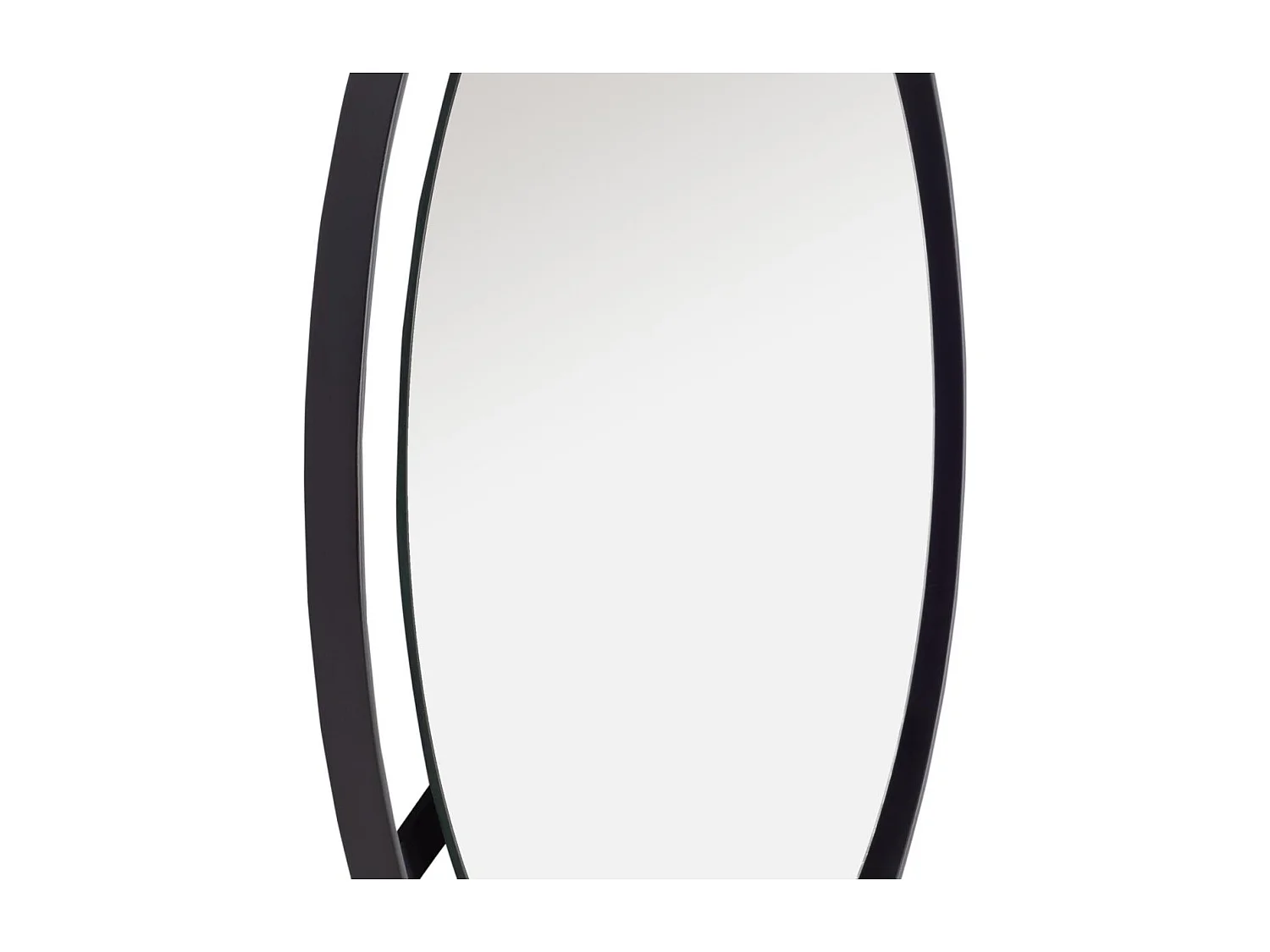 Miroir Noir mat 68.58 X 66.04 X 7.62 cm - Ouida