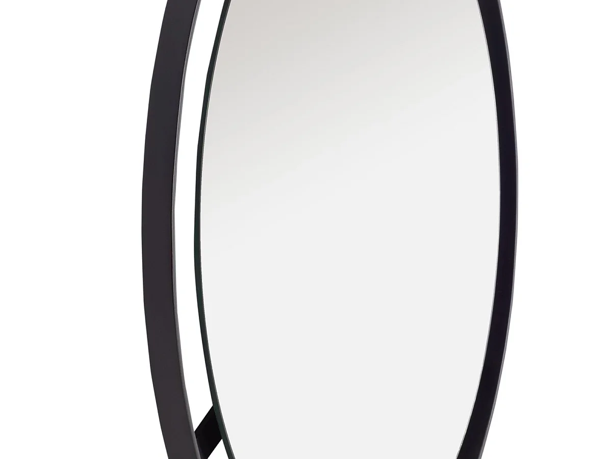Miroir Noir mat 68.58 X 66.04 X 7.62 cm - Ouida