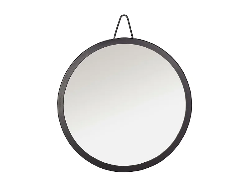 Miroir Noir mat 63.5 X 60.96 X 10.16 cm - Flonnie