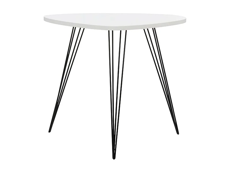 Table d'appoint Blanc & Noir 54 X 69 X 59.94 cm - Greta