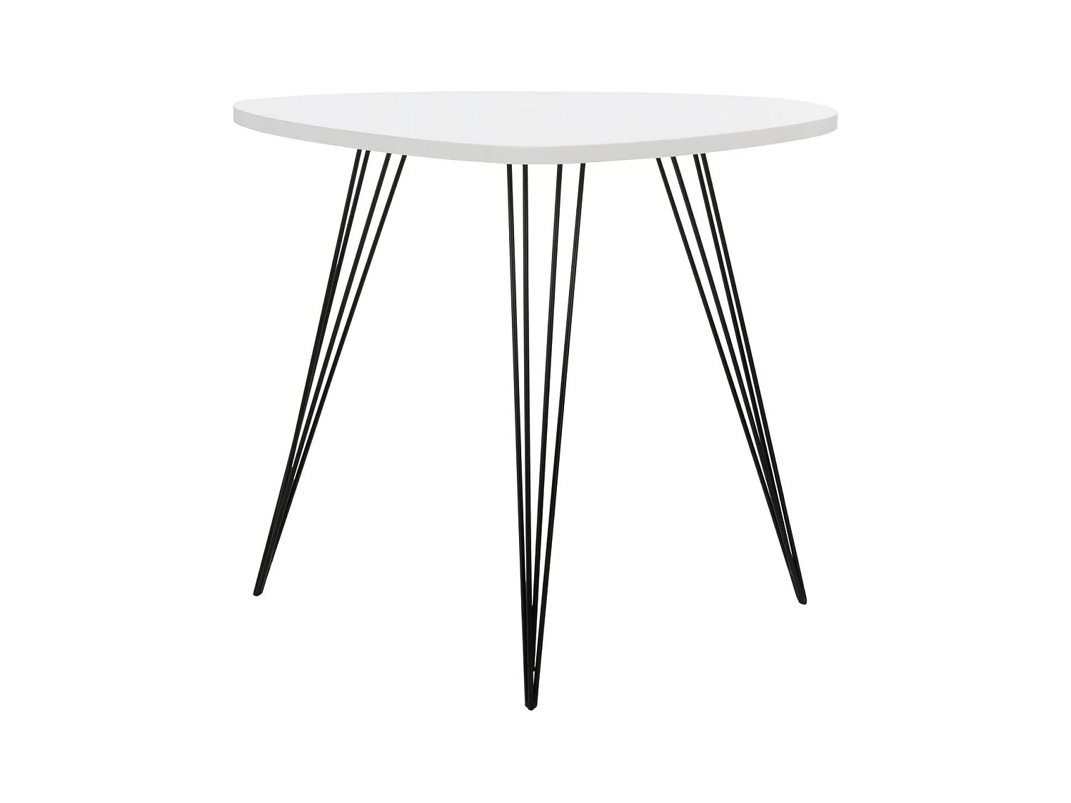 Table d'appoint Blanc & Noir 54 X 69 X 59.94 cm - Greta