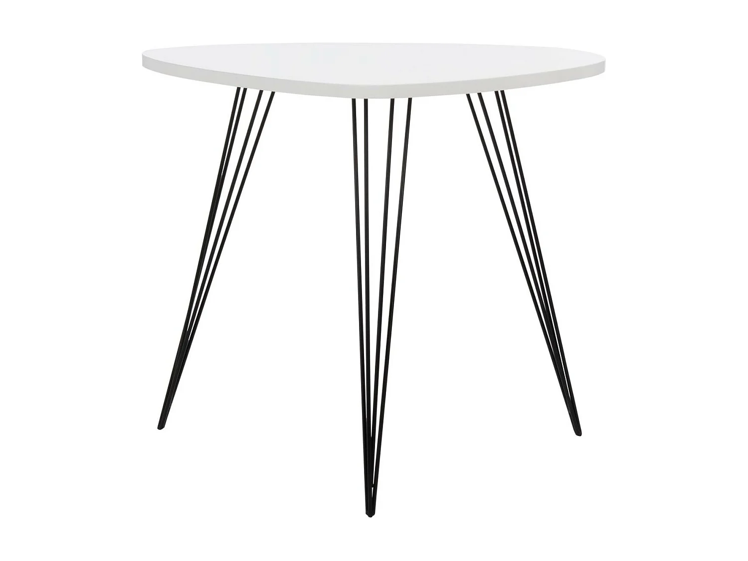 Table d'appoint Blanc & Noir 54 X 69 X 59.94 cm - Greta
