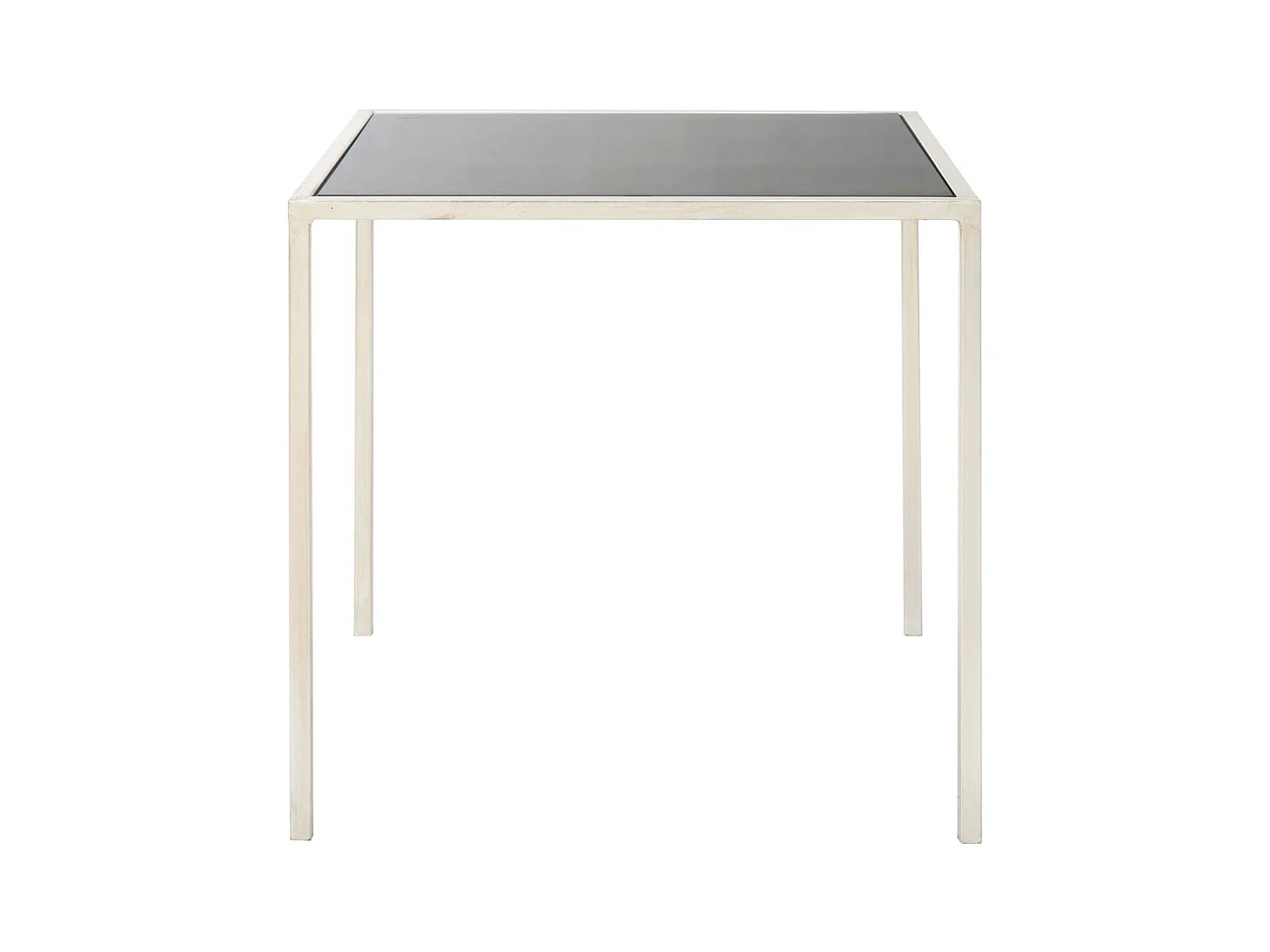 Table d'appoint Argent et noir 46 X 46 X 45.97 cm - Elberta