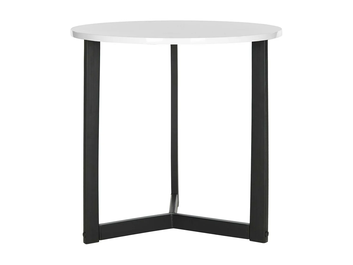 Table d'appoint Blanc & Noir 58 X 58 X 57.91 cm - Genoveva