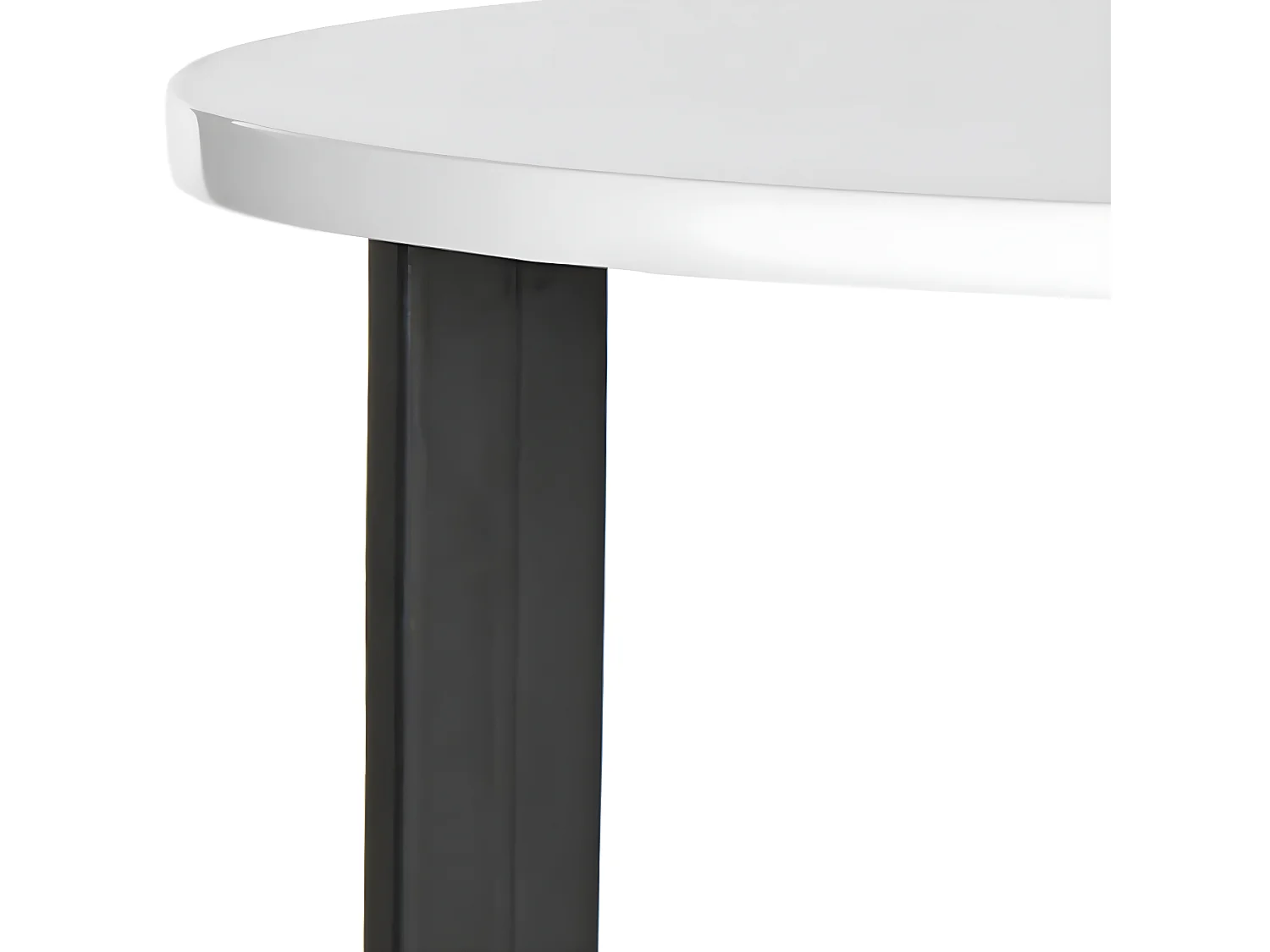Table d'appoint Blanc & Noir 58 X 58 X 57.91 cm - Genoveva