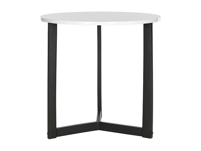 Table d'appoint Blanc & Noir 58 X 58 X 57.91 cm - Genoveva