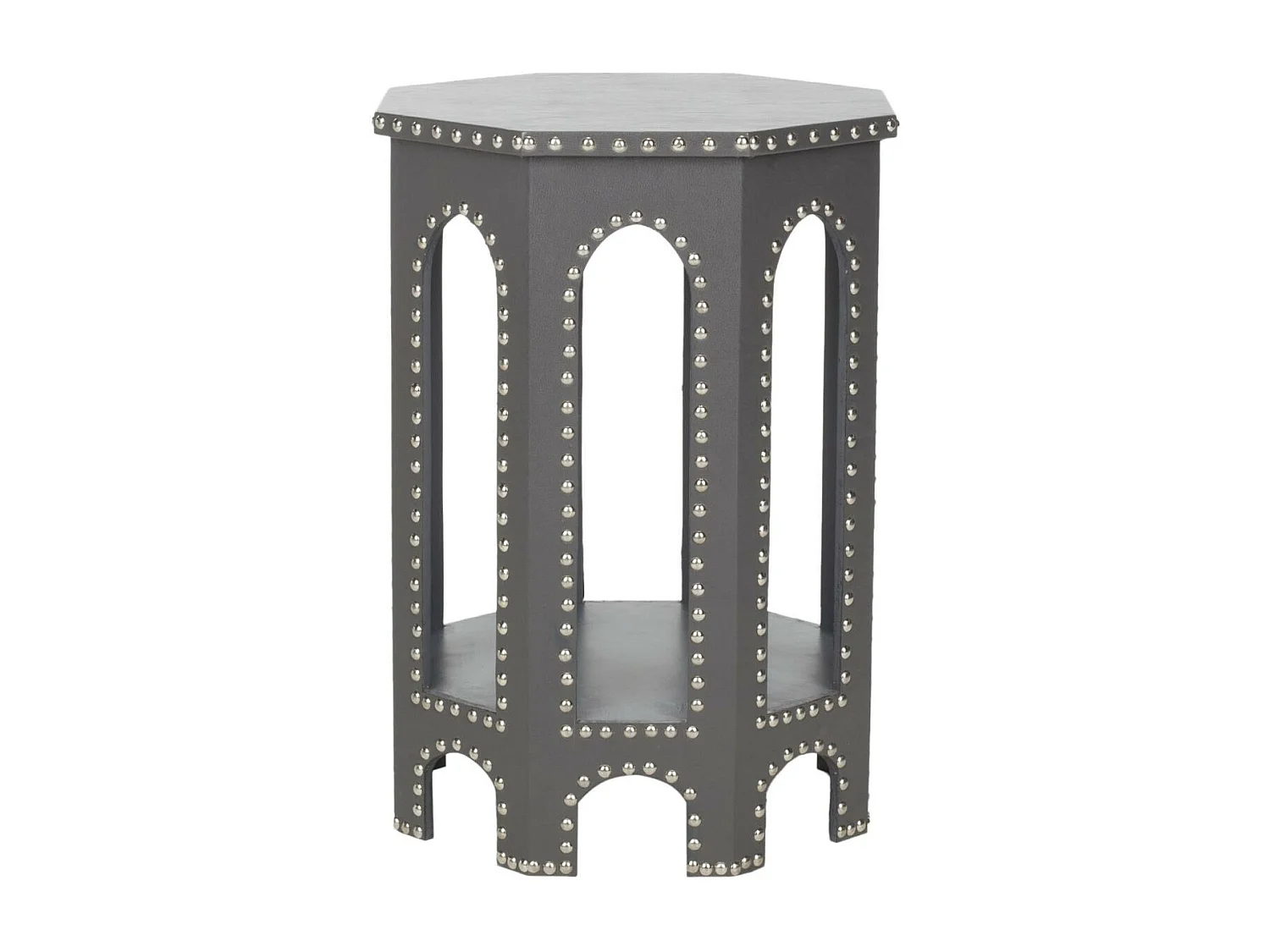 Table d'appoint Gris 40 X 40 X 55.88 cm - Hildred