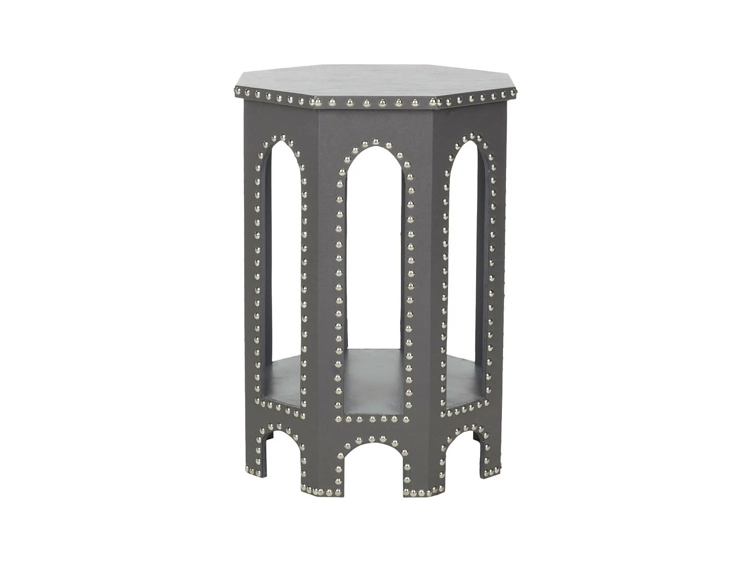 Table d'appoint Gris 40 X 40 X 55.88 cm - Hildred