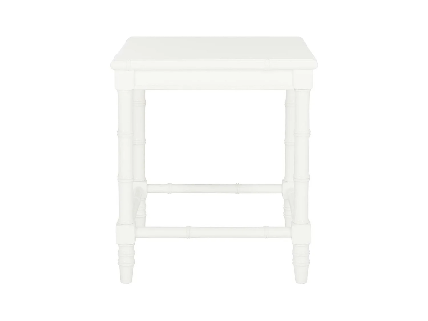 Table d'appoint Blanc 50 X 50 X 55.88 cm - Sylva