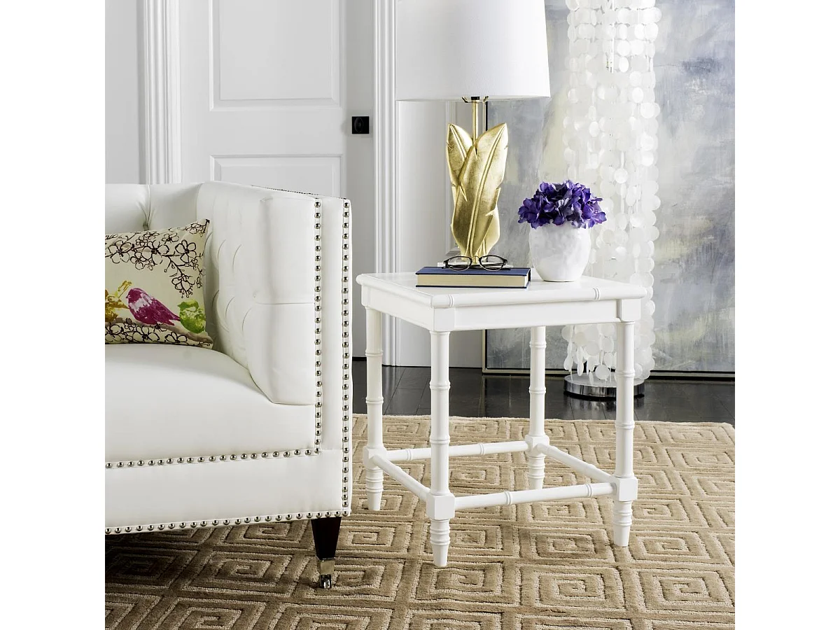 Table d'appoint Blanc 50 X 50 X 55.88 cm - Sylva