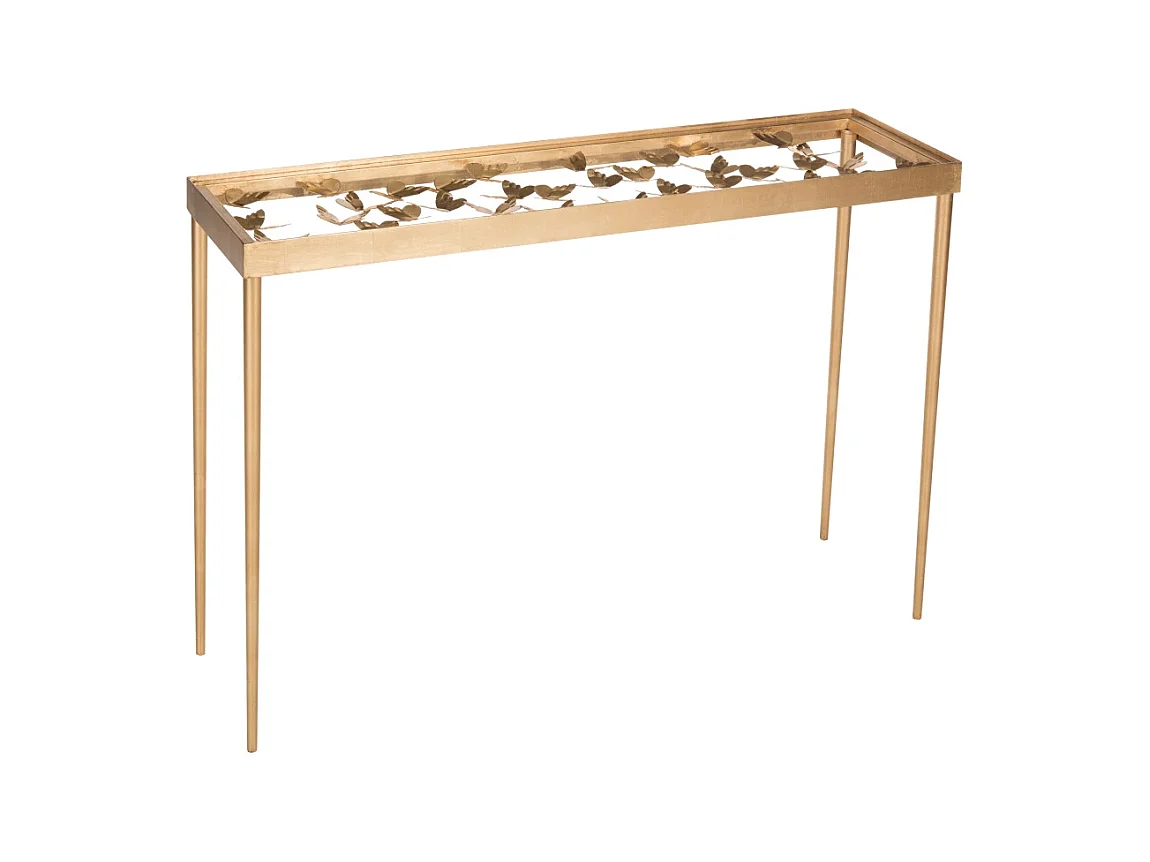 Console Or/Transparent 107 x 30 x 76 - Vassie