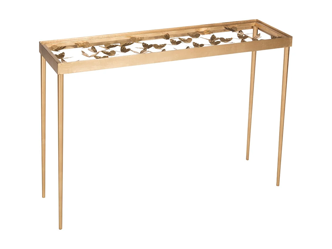 Console Or/Transparent 107 x 30 x 76 - Vassie